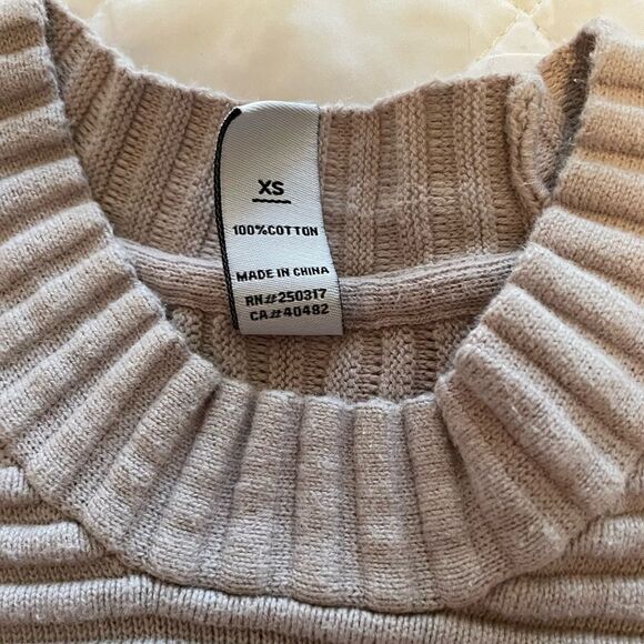 Varley Talbert Ribbed Knit Cropped Sweater Size XS - Picture 5 of 9